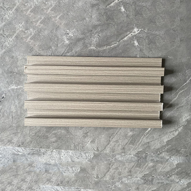 تزئینات دیواری WPC slatted پانل دیوار در فضای باز منبت سه بعدی